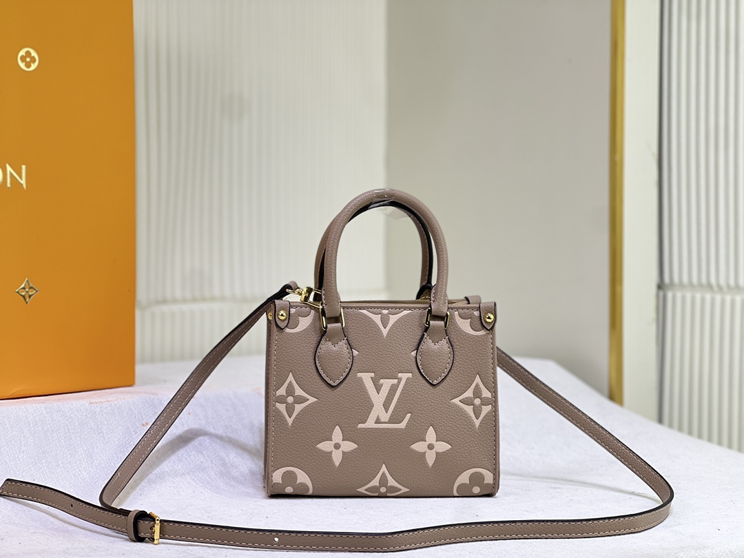後払い可能3色ルイヴィトン オンザゴーBB M46993 M47045  Monogram Empreinte スーパーコピー LVバッグ代引き国内発送